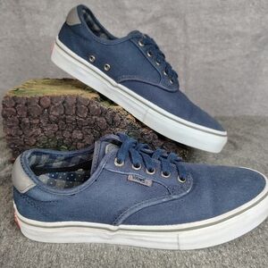 Van's Pro Model Shoes Men's Size 7 Blue White Ultracush Lite Chima Ferguson
